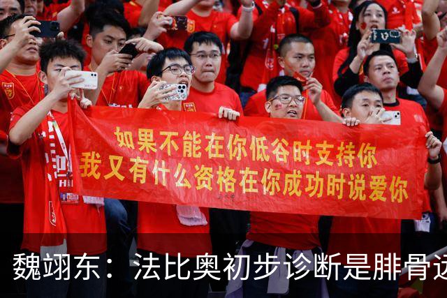 魏翊东：法比奥初步诊断是腓骨远端骨折 常规养伤时间可能要3个月
